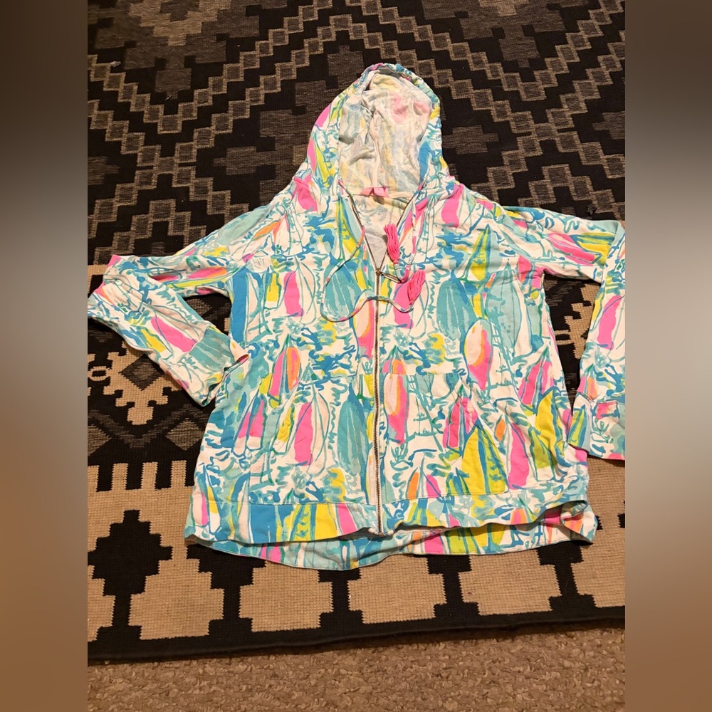 Lilly Pulitzer Pastel Zip-Up Jacket - Picture 3 of 6